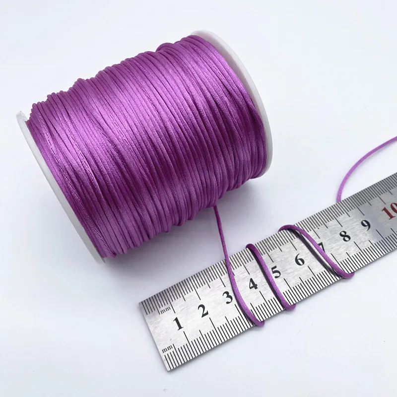Elegant Nylon String Tassel Satin Rope
