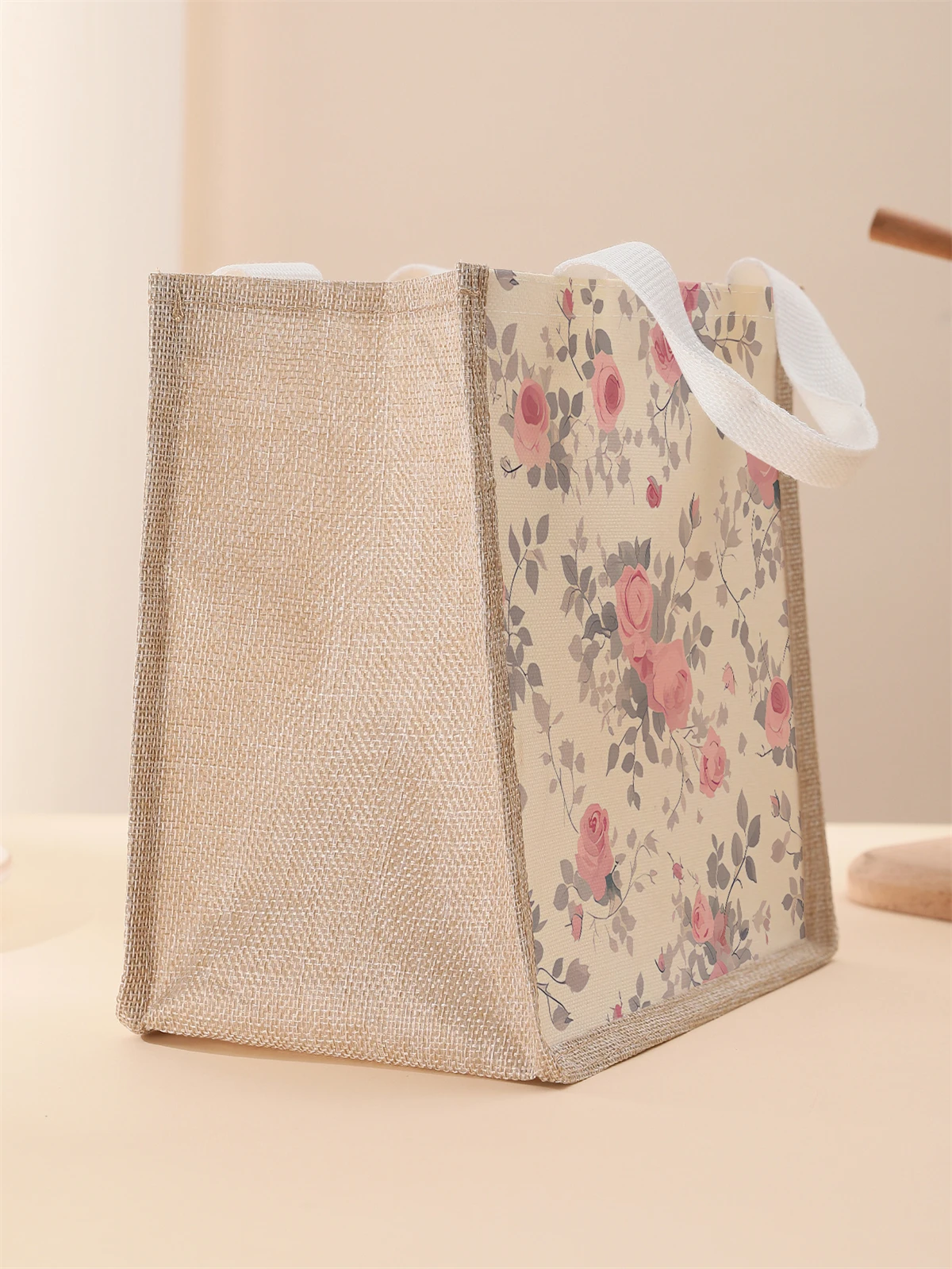 shopper bagHandbag portable lunch bag, casual handbag bento bag dinner bag large capacity camping student picnic food  bag