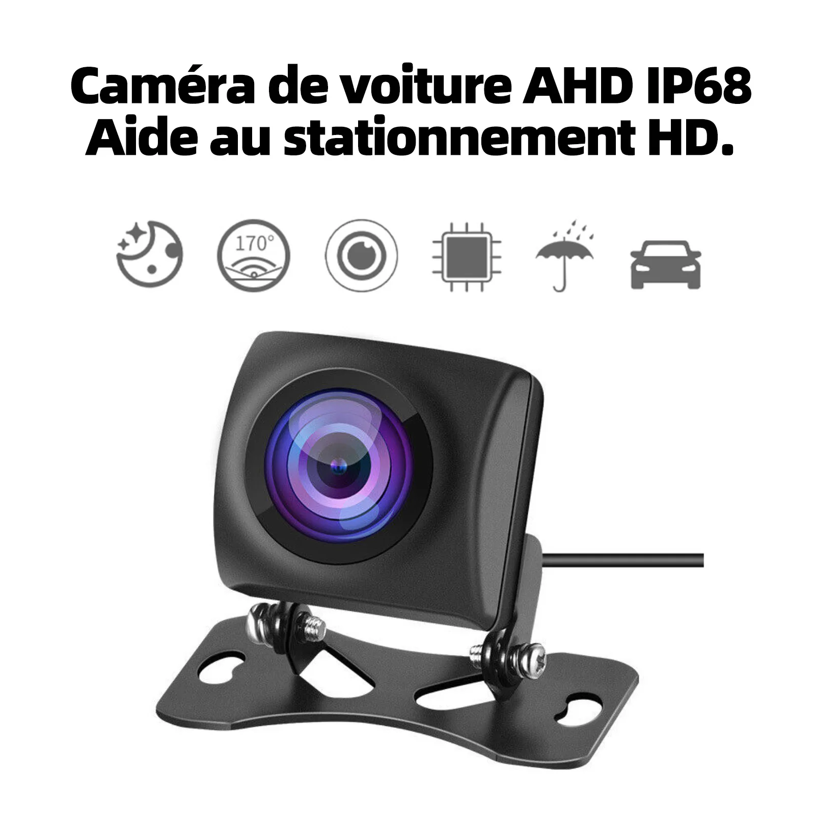 ESSGOO 1 DIN 7 Zoll manuell ausziehbares kabelloses Carplay Android Auto Autoradio GPS NAV WIFI Bluetooth SWC RDS FM Spiegellänge AUX – Detail 1