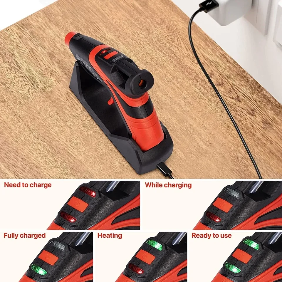 Cordless Mini Glue Gun Kit 5