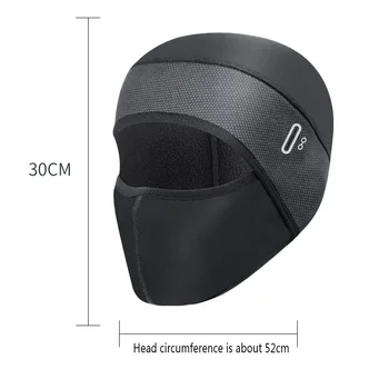 Winter warm riding mask motorcycle bike cap. Polar fleece windproof cap and ski face protection headgear cycling hat mask 2