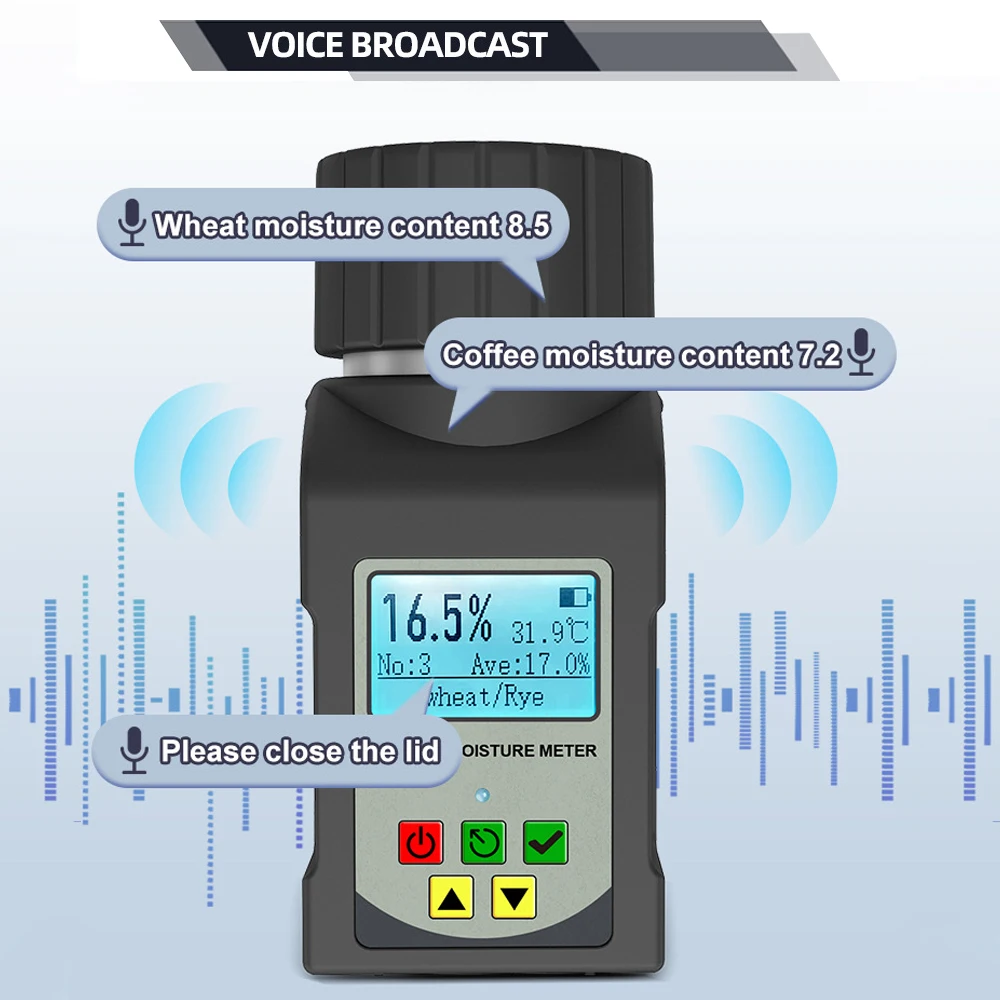MG-pro Grain Moisture Meter for 25 Kinds Grains