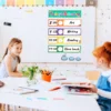 12 PCS Daily Schedule Cards Dry Eraser Cards kid children Schedule Pocket Chart for Classroom / Home 4