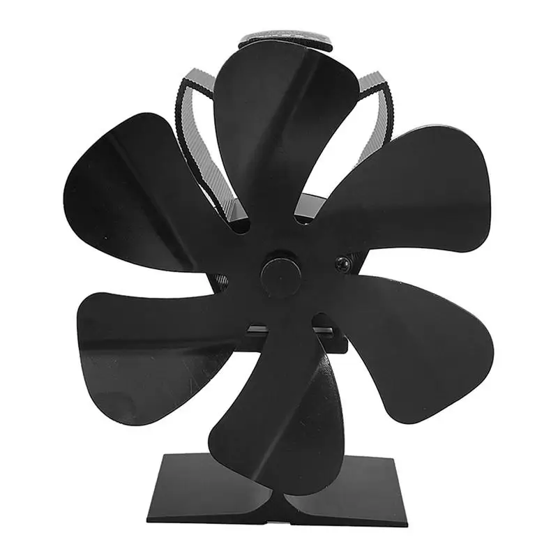 

Stove Fan 6-Propeller High-Efficiency Thermal Power Fireplace Fan Log Wood Burner Eco Friendly Quiet Chimenea Fan Home Supplies