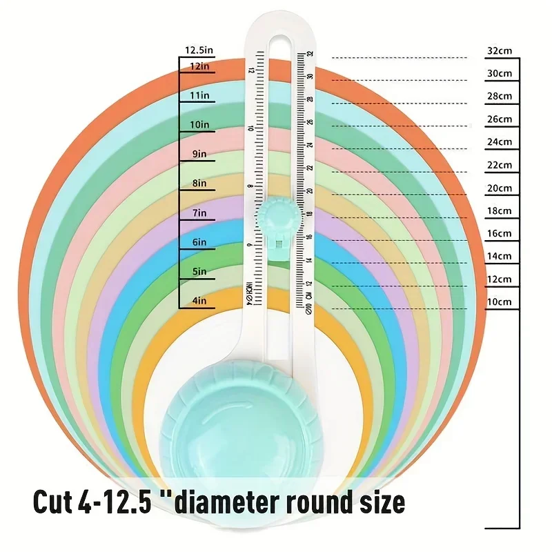 Round box cutter Scrapbook card DIY 360 Rotary round 1pc