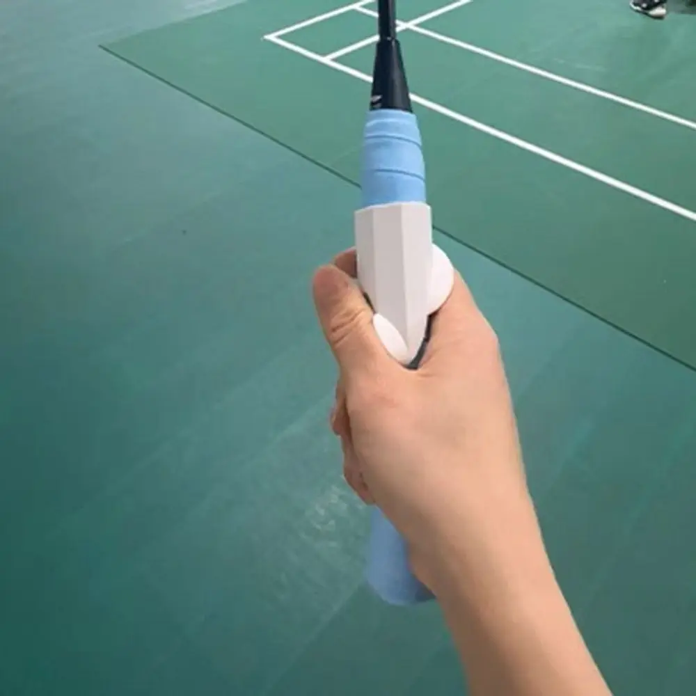 Tennis Anfänger Badminton Griff Hilfe Haltung Korrektur Tennis Schläger Griff Unterstützung Schläger Corrector Trainer Zubehör – Detail 6