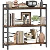 3 Tier Bookshelf 31.49" Width, Book Shelf Storage and Organization, Large Books Shelves for Home Living Room, Bookcases 1