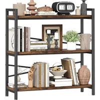 3 Tier Bookshelf 31.49" Width, Book Shelf Storage and Organization, Large Books Shelves for Home Living Room, Bookcases 1