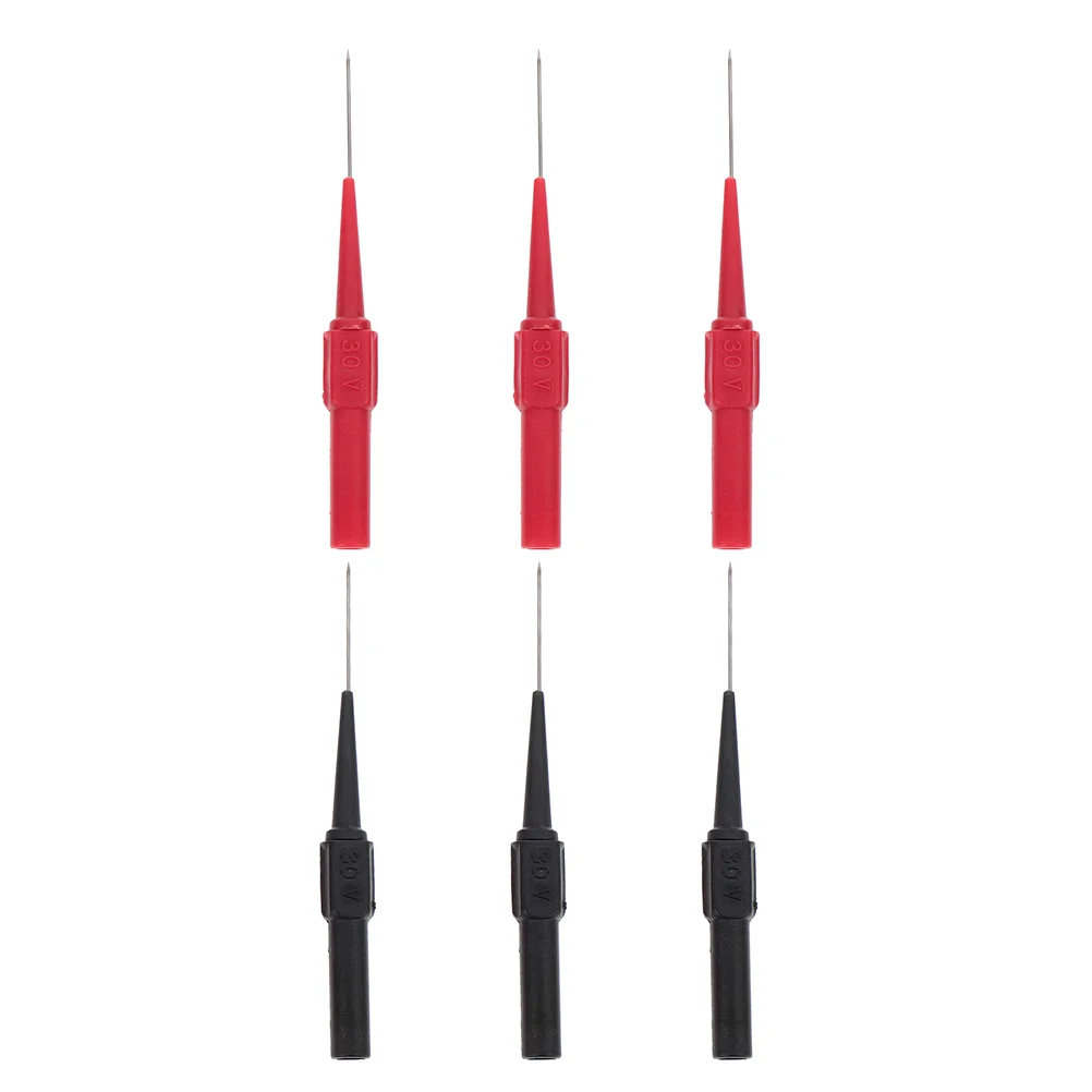 

6 Pcs Oscilloscope Test Probe Metal Pinpointer Wire Piercer Nickel-plated Brass