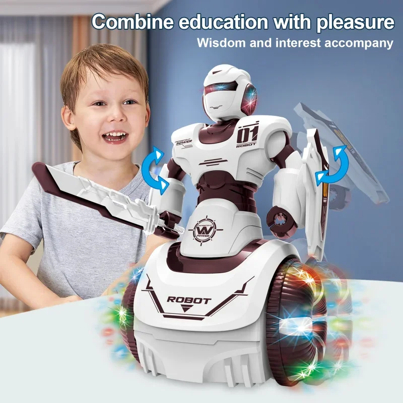 New Intelligent Early Education Robot Multifunctional Children's Toy Dance Remote Control Gesture Induction Children's Toy Gift 3