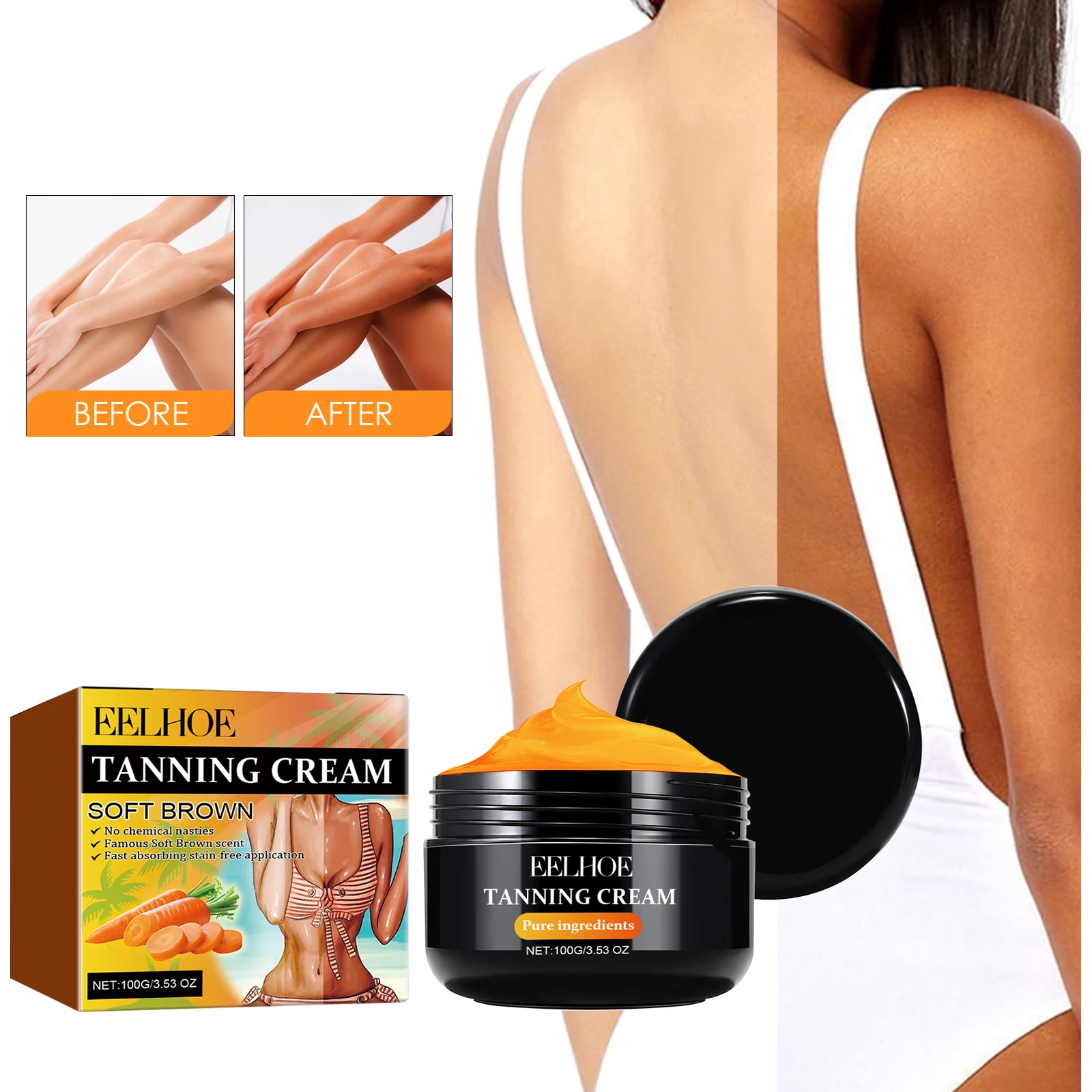 Natural sunshine color, making your skin more textured and radiant