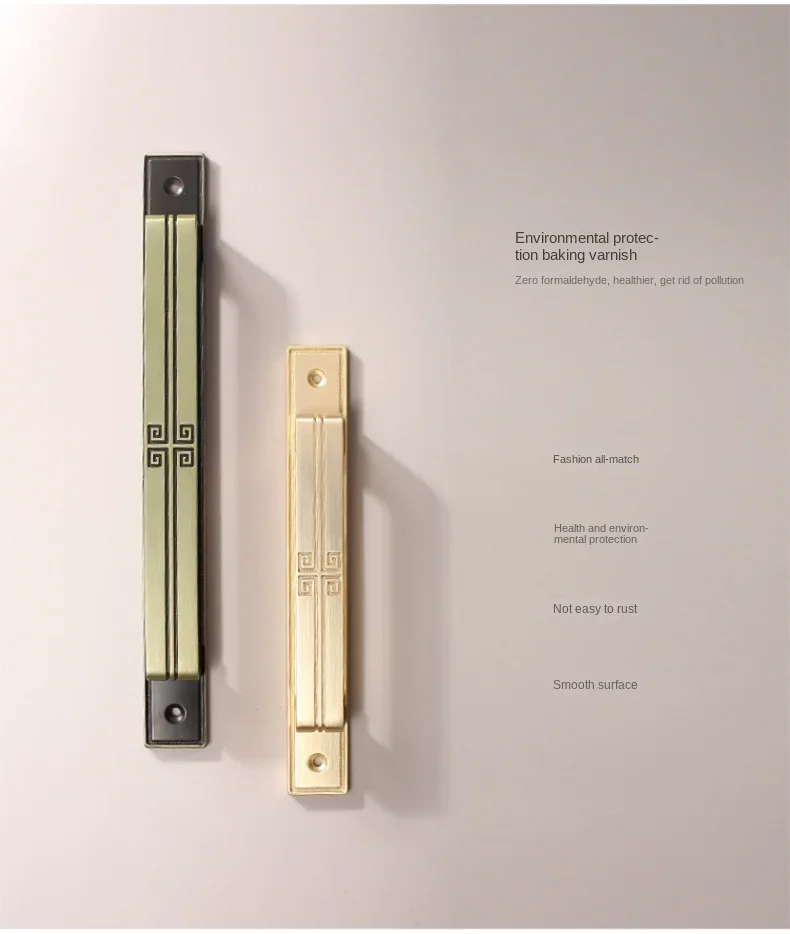 Description Picture 3 of itemNew Chinese Style Cabinet Pulls Zinc Alloy Furniture Handles Thickened Window and Drawer Knods Kitchen Cupboard Handles Hardware