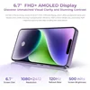 OUKITEL P1 Smartphone 6.7'' AMOLED Display 8GB 256GB MTK Helio G99  Android 14 Global Version 50MP Camera 5150mAh NFC Cellphone 5