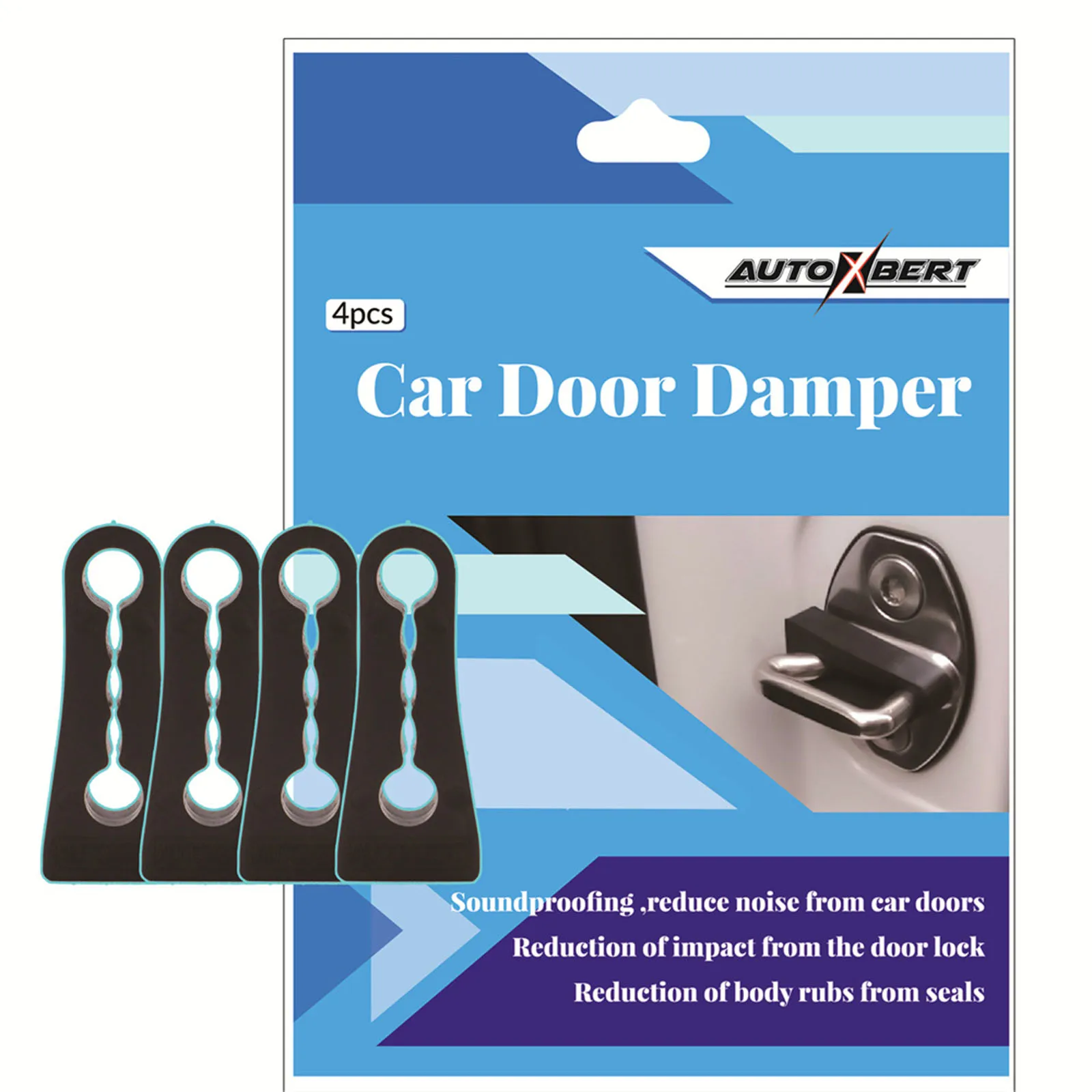 Car Door Striker Sound Damper Seal 6