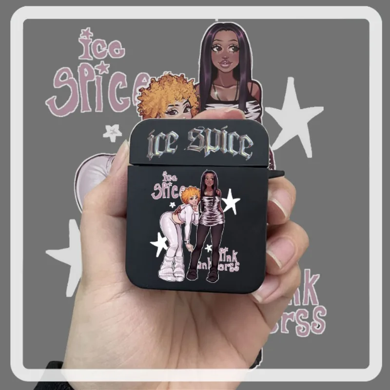 Ice Spice Munch Case Per Airpods Pro2 3 2 1 Pro Wireless Bluetooth Air Pods Case Auricolare Box Rapper Cover