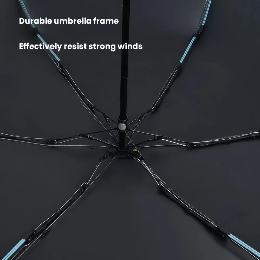 Compact Foldable Umbrella with UV Protection