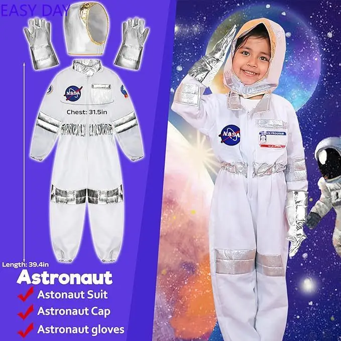 Kids Astronaut Costume 2