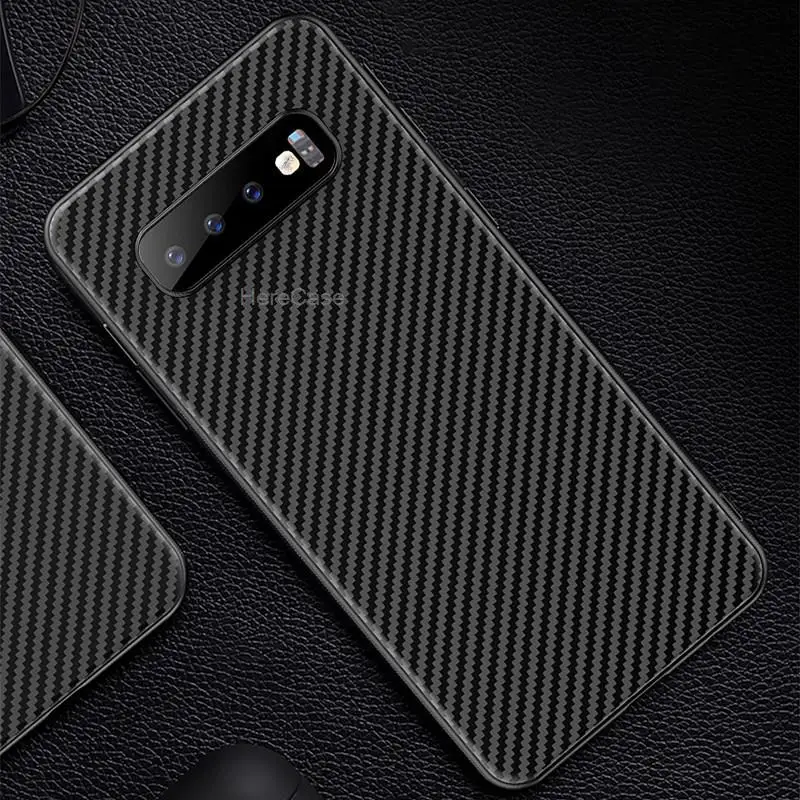 Premium Carbon Fiber Silicone Phone Case - Sleek and Durable Protection
