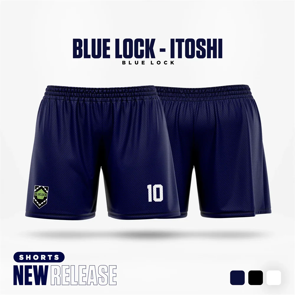 Blue Lock Navy Man Shorts Cartoon Anime Jersey Men Casual Shorts Summer New Women Pants Sport Children Unisex Bottoms Dust Proof