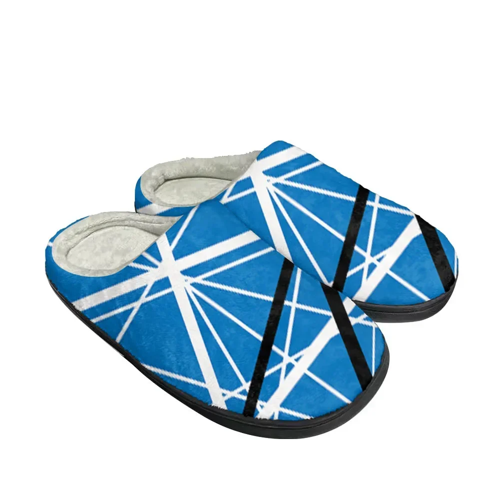 Hot cool EVH stripes Fashion Cotton Custom Slippers Mens Womens Sandals Plush Casual Keep Warm Shoes Thermal Comfortable Slipper