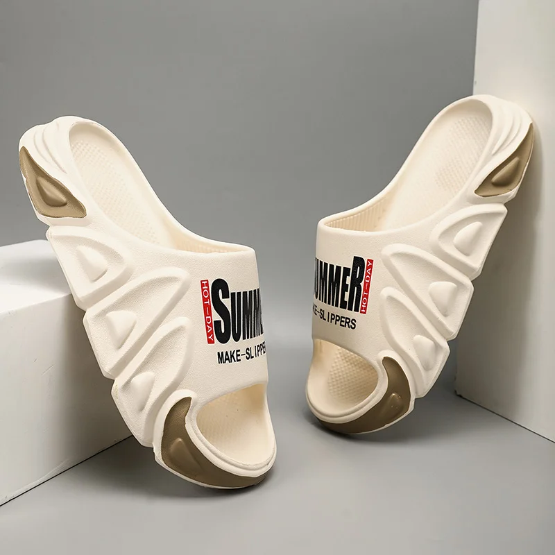 Slip Slippers for Men Αντιολισθητικές sliders Soft Foam Slipper για εσωτερικούς χώρους εξωτερικού χώρου με χοντρή σόλα_voghion.com