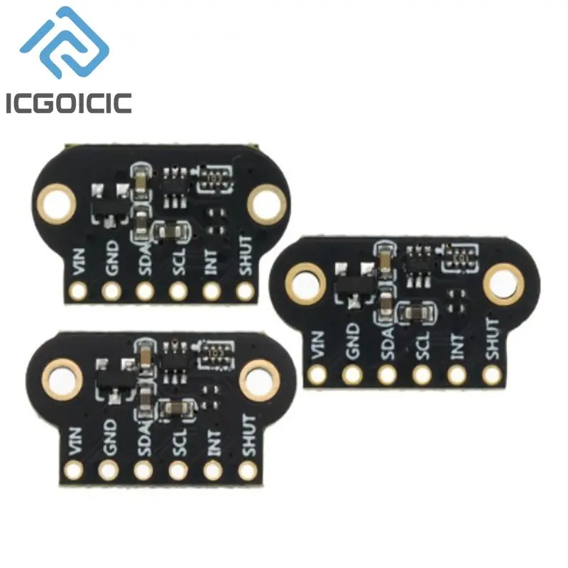 Laser Ranging Sensor Module TOF Time-of-flight Distance IIC Output for Arduino VL6180 VL53L0X VL53L1X TOF050C 200C 400C