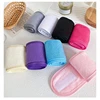 50pcs Custom Logo Facial  Spa Embroidery Hairband Terry Cloth Stretch Towel Washable Facial Spa Makeup Headband 4