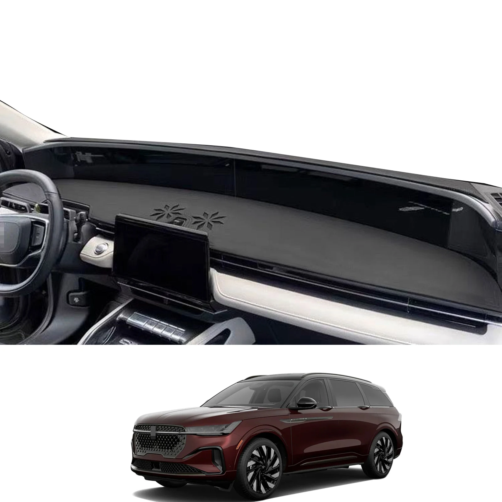 Dashboard Cover Pad for Lincoln Nautilus Dashmat Dash Mat Car Accessories Sunshade Protective Carpet
