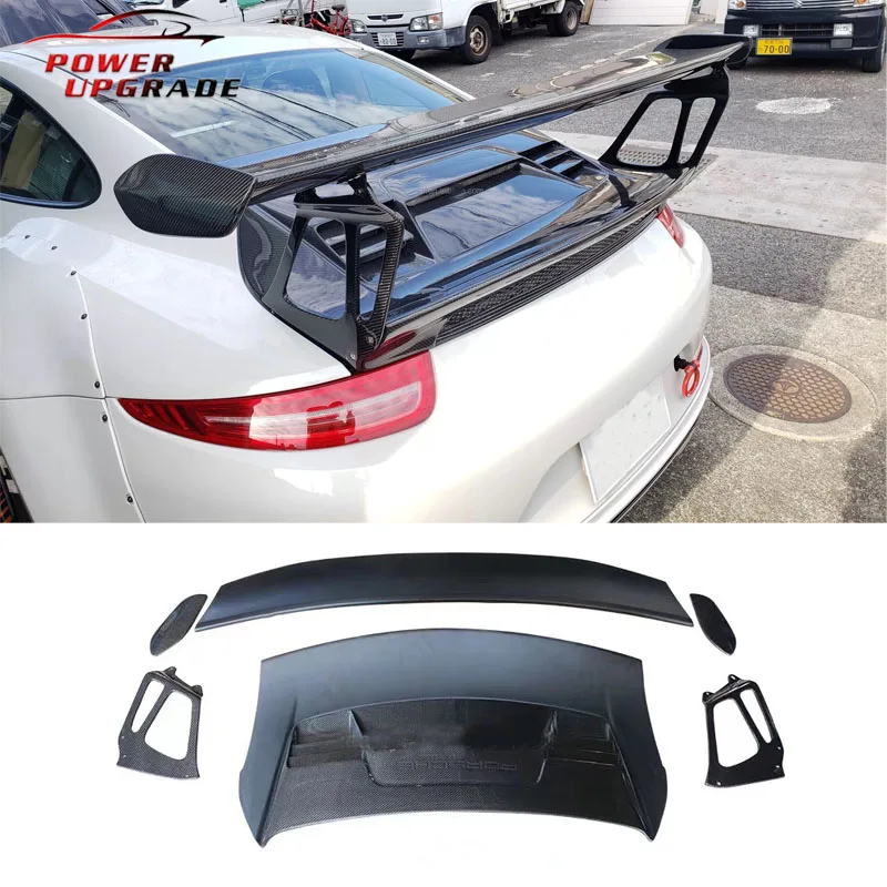 

Rear Trunk Wing Carbon Fiber For Porsche 911 Upgrade GT3RS Style Tail Wing Rear Spoiler Wing Car Accessoris