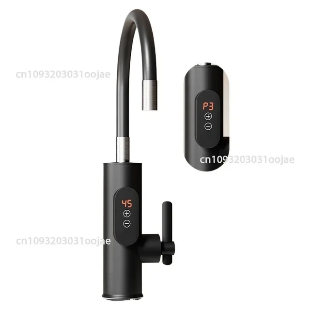 Robinet chauffe-eau électrique instantané 3300W, 220V, adaptateur, accessoires de cuisine, eau chaude 1