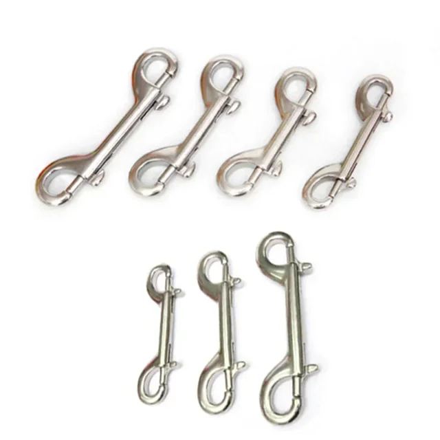 Scuba Diving Quick Carabiner Swivel Eye Bolt Double Ended Snap Bolt Hook Clip Equipment Back Fly Side Hanging BCD 316 Hook 2