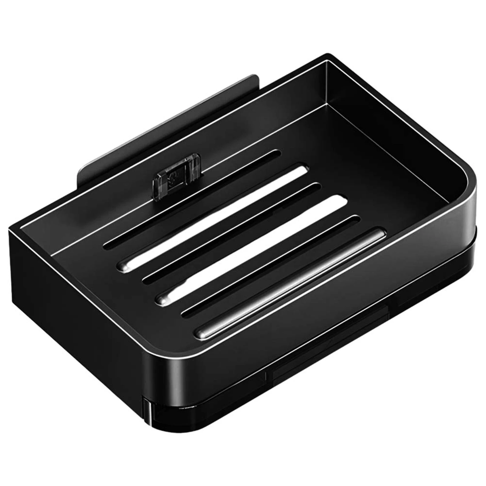 

Мыльница для ванной комнаты, держатель для мыла из алюминиевого сплава с пустыми зазорами, креативная квадратная форма, стильный и прочный материал