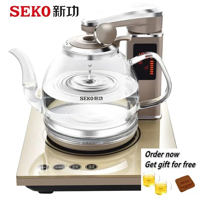 SEKO N68 Electric Kettle Remote Control Intelligent Automatic Electric Tea Stove 220v Glass Kettle 2