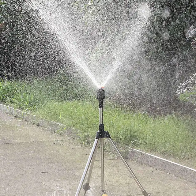 Automatic Rotating Sprinkler with Tripod 360-Degree Watering Nozzle for Garden Agricultural Irrigation Irrigation Sprinkler