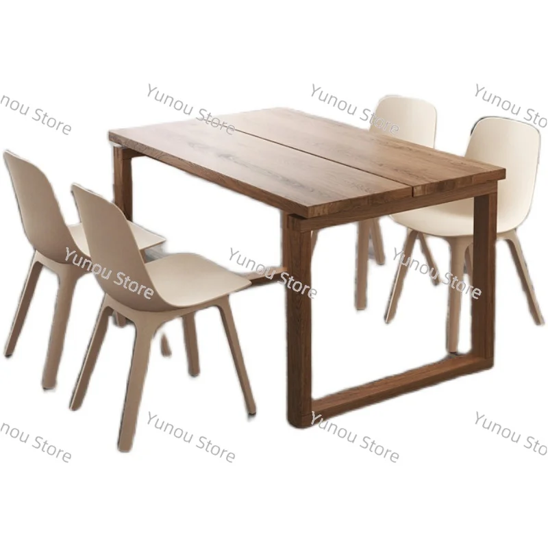 

Nordic Solid Wood Dining Table Modern Simple Rectangular Dining Table Moby Household Ash Big Desk Log Long Table
