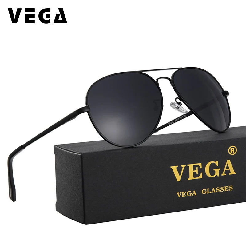 VEGA 항공 편광 선글라스, 클래식 편광 파일럿 선글라스, 남녀공용 펑키 주야간 운전 안경, 2017, 012, 신제품