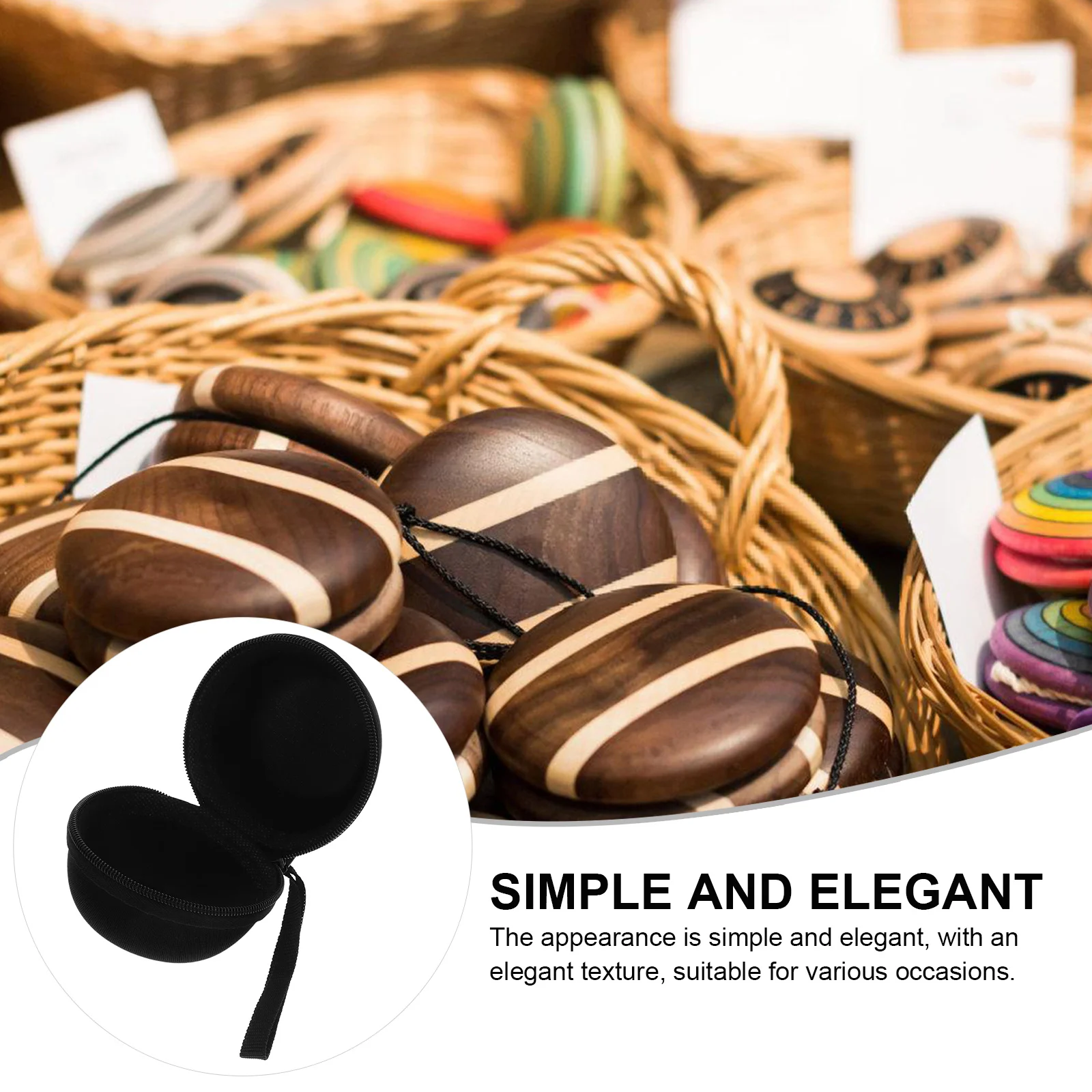2pcs Yoyo Ball Bag EVA YoYo Case Portable Storage Box Material Hobby Collectibles Accessories