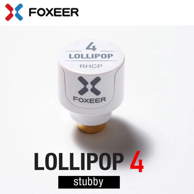 

2 шт. Foxeer Lollipop 4 короткая 2.6Dbi RHCP SMA/RPSMA Omni FPV антенна для радиоуправляемого гоночного дрона запасные части