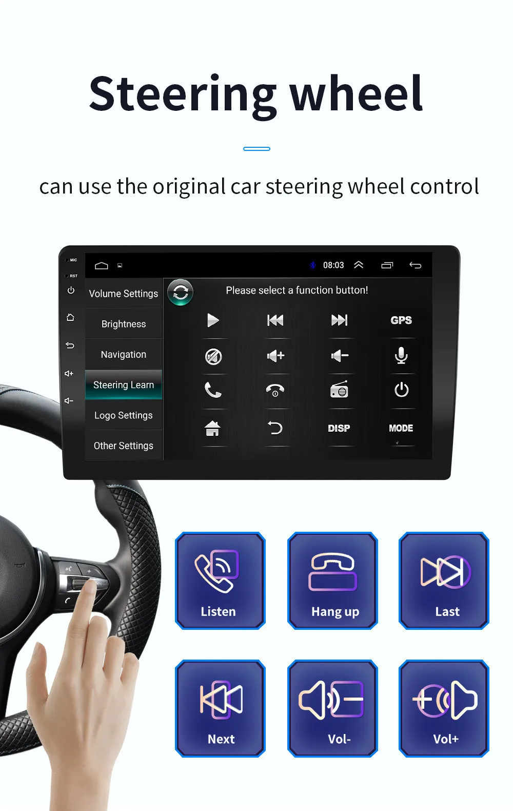 Android 10 2din Car Radio Navigation GPS video Multimedia player For Chrysler 300C 2004-2007 DIN NO DVD with 360 camera carplay car with movie player