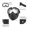 Motocross Goggles Outdoor Unisex Cycling Riding Skiing Windproof Goggles Eyewear With Detachable Mask Protection Motorcycle 6