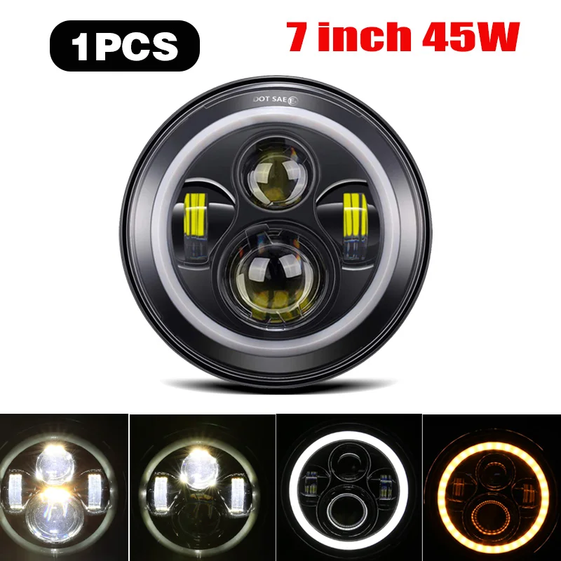 1PC 45w halo black