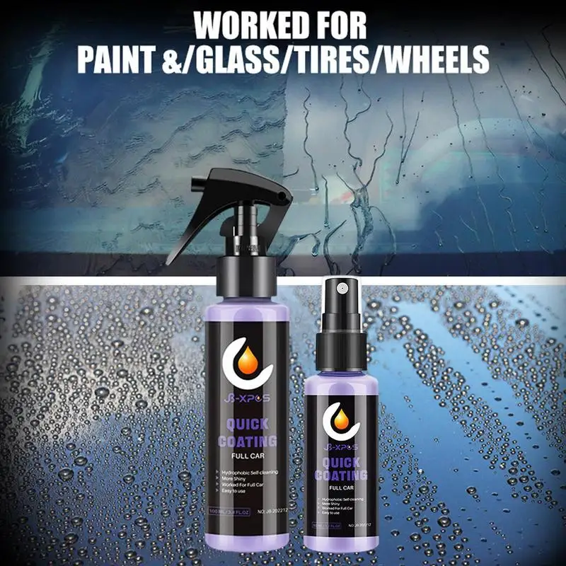 

High Protection Quick Coating Spray Crystal Car Agent Coating Spray Waterproof Protection Scratch Resistance Spray Paint polish