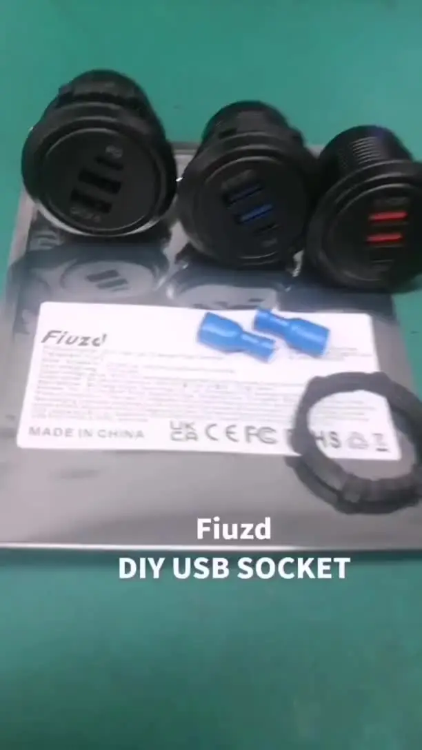 Presa Accendisigari 12V: 15A Presa USB Auto Illuminata