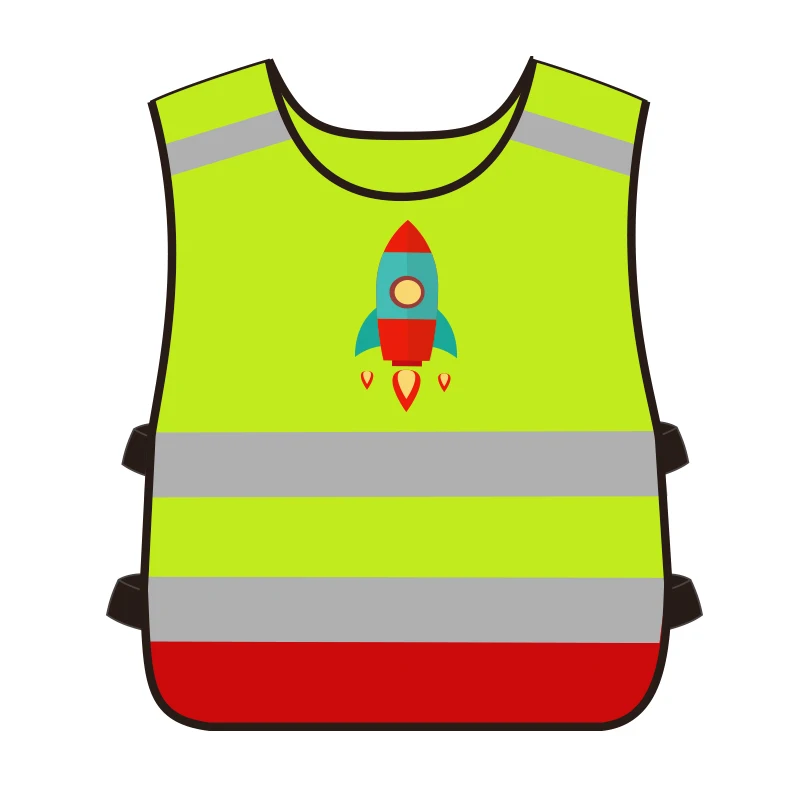 Kid Safety Vest Reflective Children Protective Gear Hi Vis Vest For Child