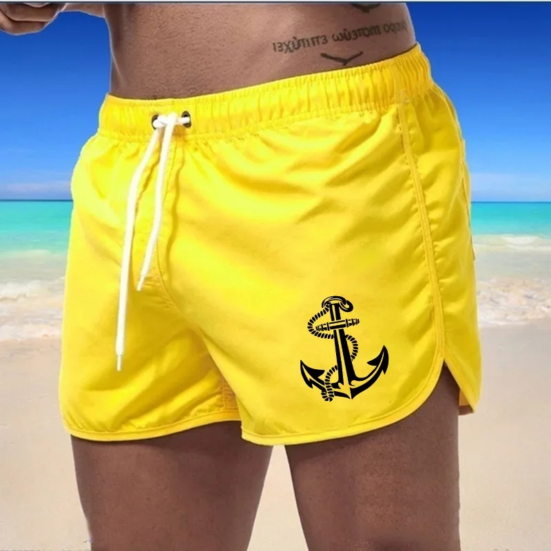 Mens Beach Shorts Jesus Cross Design Quick Dry