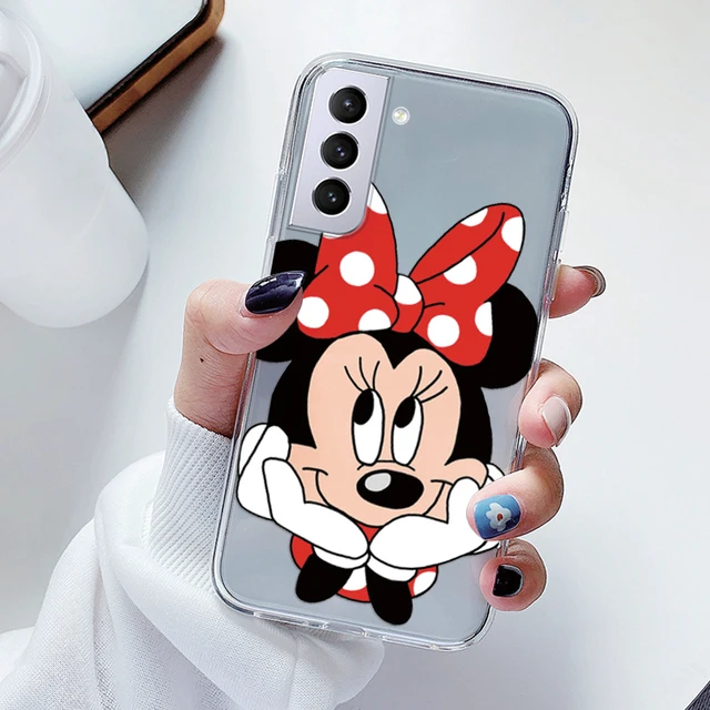Funda para Samsung Galaxy S21 FE Oficial de Disney Mickey y Minnie Beso -  Clásicos Disney