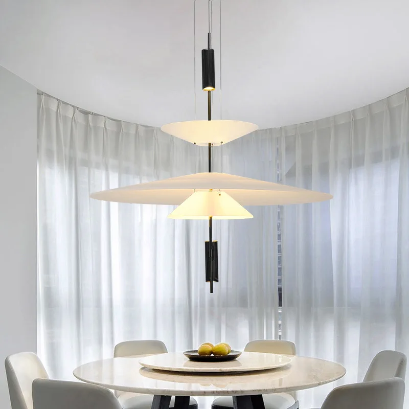 Lampada a sospensione a soffitto con lampadario a sospensione a LED di design nordico per soggiorno sala da pranzo