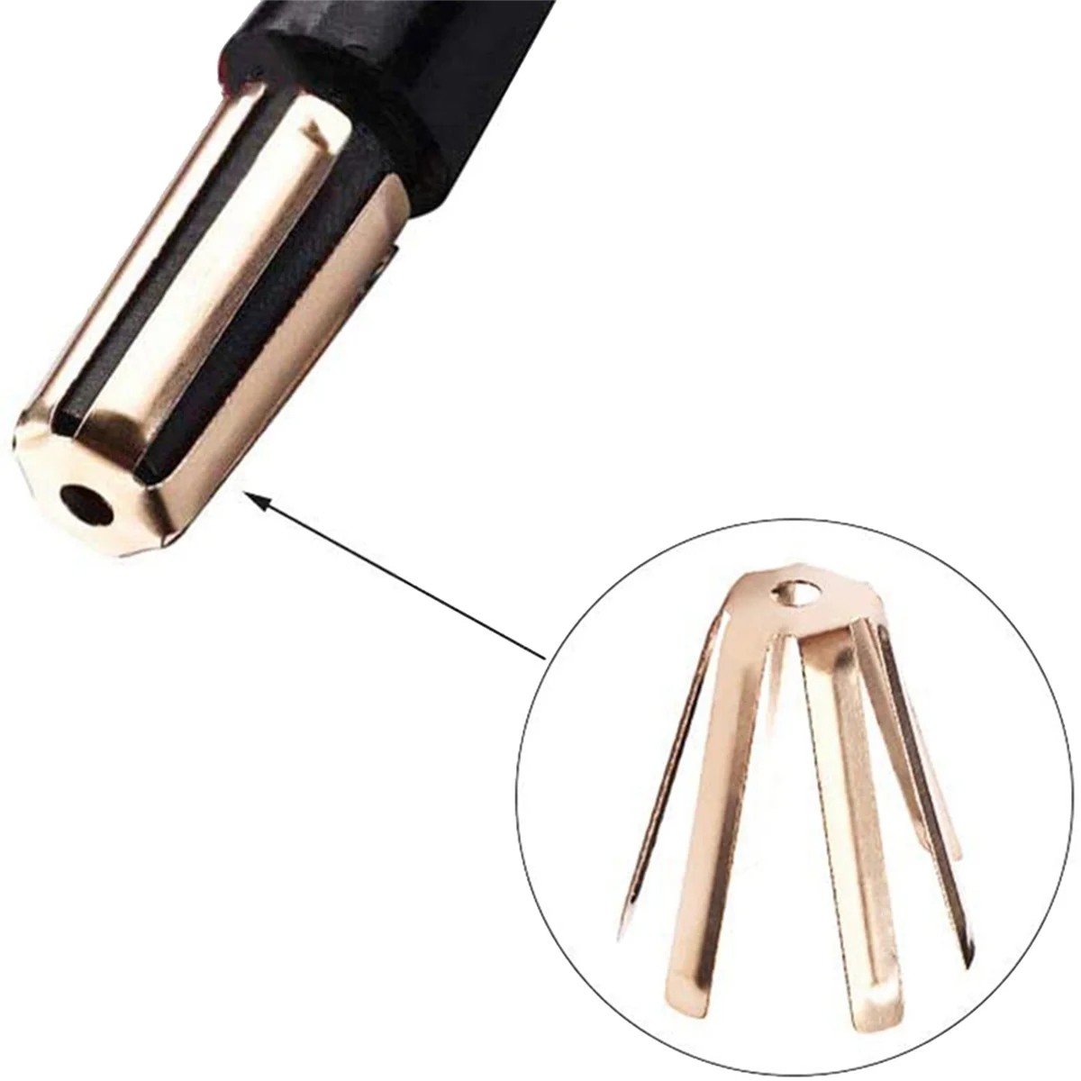 BAAU 80Pcs Universal Brass Golf Adapter Spacer Shims Fit 0.350 Golf Shafts Shim Adapter Golfing Club Shafts Accessories
