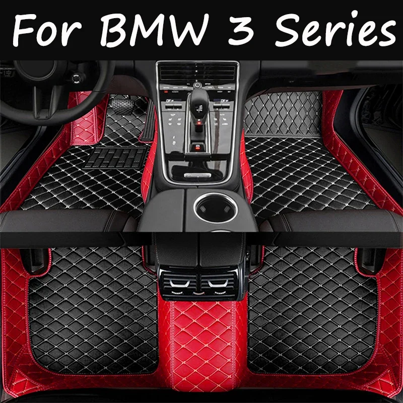 

Car Floor Mats For BMW 3 Series E46 1998~2004 Durable Luxury Leather Mat Rugs Pad Carpets Interior Parts Car Accessories 1999