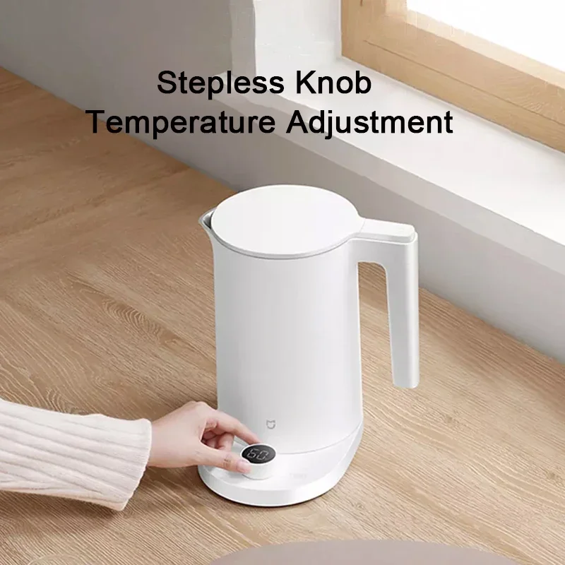 XIAOMI MIJIA Thermostatic Electric Kettles 2 Pro,Tea Kettle for Hot Water, Coffee & Tea,1.7L,With Auto Shut-Off,220V,CN Version 4